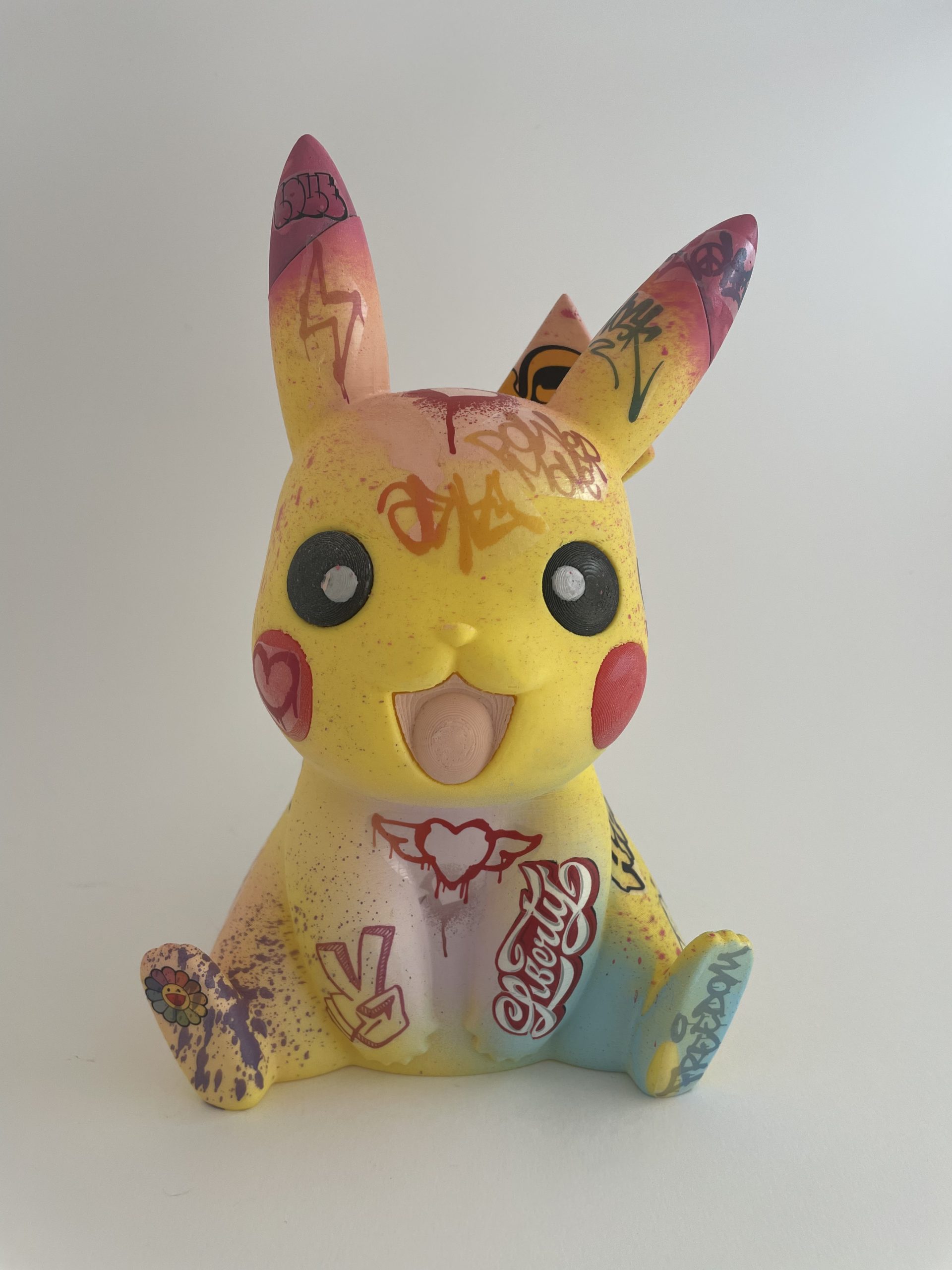 Pikachu Graffiti Figurine