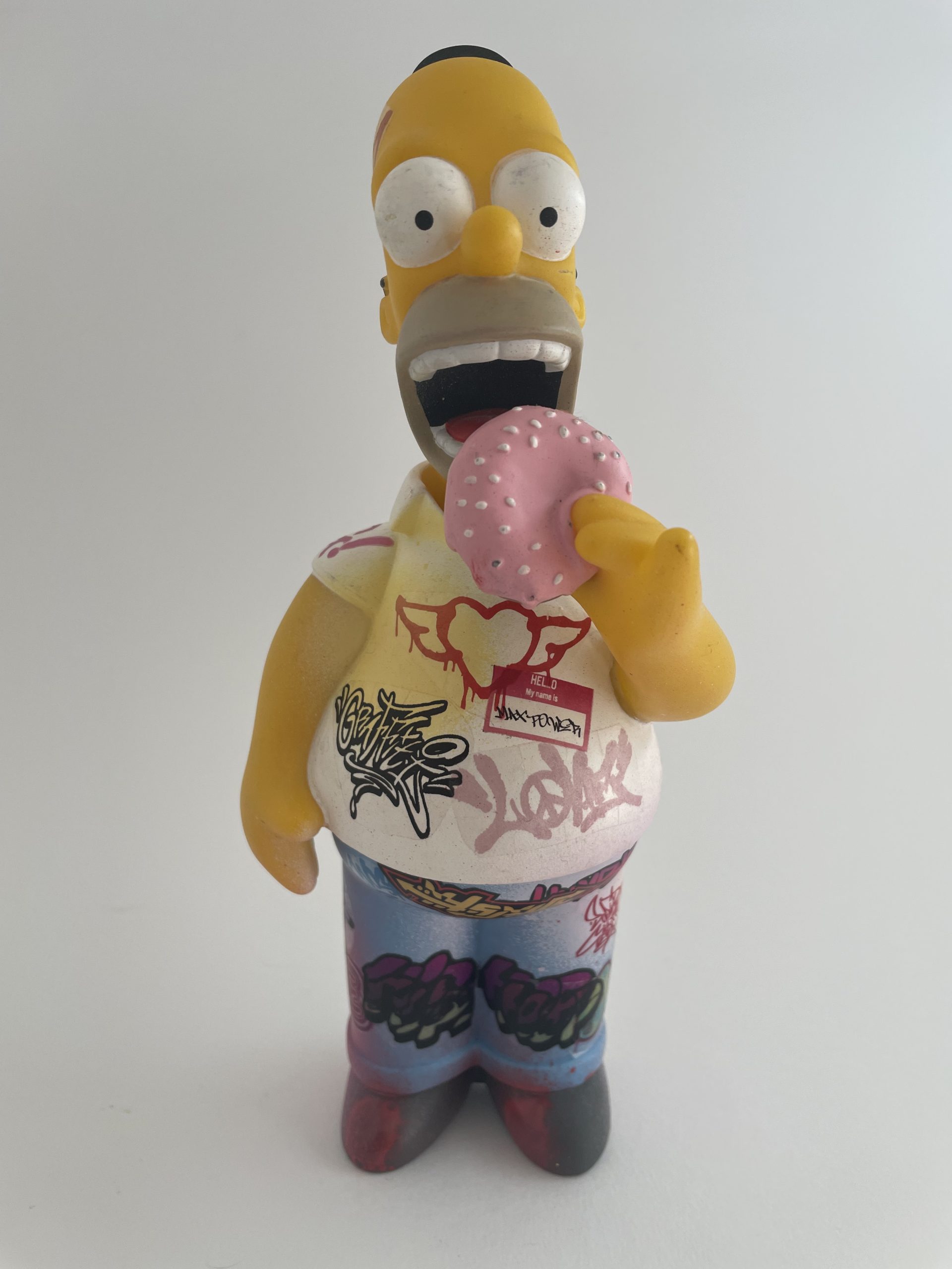 Homer Simpson eating Donut Graffiti Figurine (Copy)